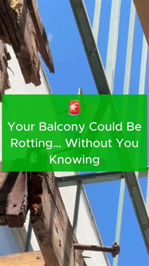 Bay Cities Construction on Instagram: "👉 Causes of Wood Rot and Structural Damage in Balconies Structural damage to balconies is often caused by daily water sources like potted plants and AC condensation lines. Continuous moisture exposure on a non-watertight surface will eventually lead to wood rot. The timeline for failure depends on local weather, salt air, and usage patterns. Risks of Potted Plants & AC Drainage 💧Perpetual Moisture Cycles: Water trapped under planters prevent