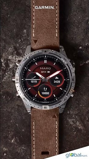 The Garmin Marq Adventurer Damascus Steel Edition is where craftsmanship and adventure unite