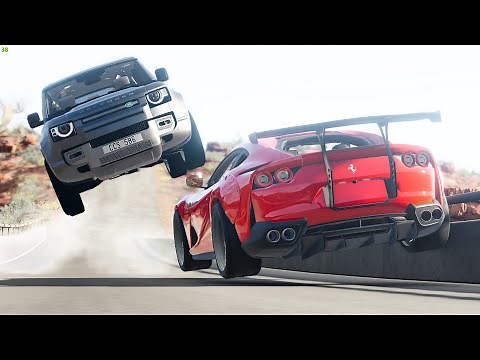 Extreme Car Crashes Compilation #249 - BeamNG Drive | CRASHdriven