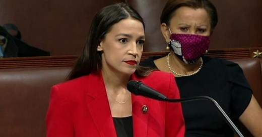 Representative Alexandria Ocasio-Cortez responds to colleague's disparaging remark