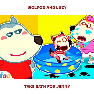 9.1K views · 123 reactions | How can Wolfoo take bath for naughty Jenny? 藍 #WOANetwork | Wolfoo Kids Cartoon | Facebook