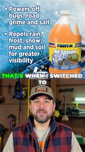 “My Washer Fluid Froze at –30°F… This Fixed It 😳❄️” #winterdriving#cartips#rainx#wintercar