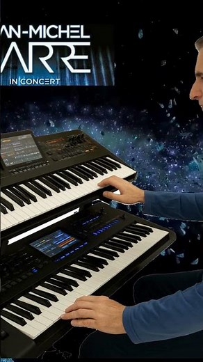 Jean-Michel Jarre Megamix 2025 | Equinoxe, Oxygene, Magnetic Fields | Yamaha Genos & Korg #shorts