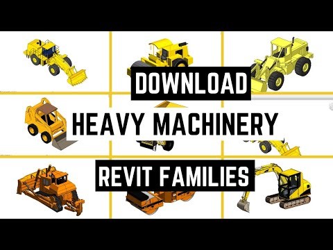 Download free Heavy Machinery Revit families - Civilmix
