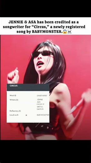 Jennie & Asa wrote song for Babymonster 😱☠️ #blackpink #ytshorts #jennie #asa