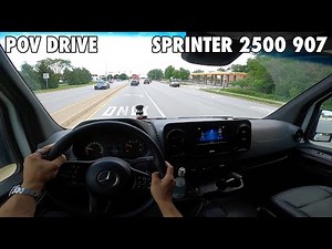 Driving the 2020 Mercedes Sprinter 2500 907 | POV TEST DRIVE