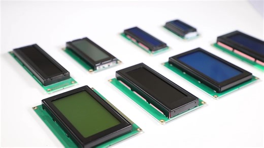 Factory price LCD 8*2 monochrome LCD display with yellow and green backlight