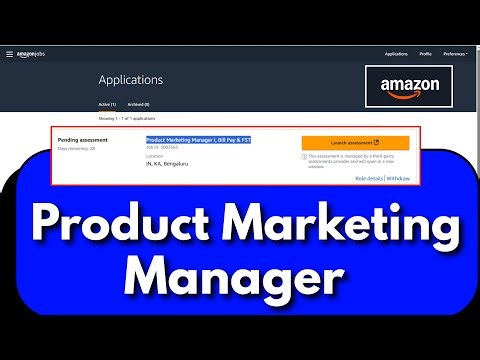 Amazon Product Marketing Manager Assessment Test Answers| Product Marketing Manager Amazon Interview