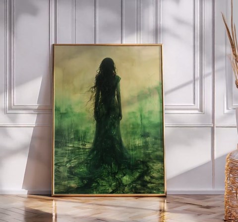 Goddess Macha Canvas Art | Pagan Nature Art Sovereignty of Ireland | Irish Mythology | Celtic Mythology Print - Etsy