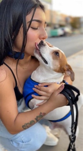 Mi perro 🐶 no alcanzo a subir al bus 🚍 me asusté mucho #trending #viral #funny #comedy