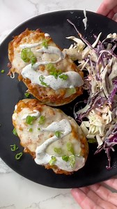 BBQ Chicken Stuffed Potatoes ✨ Recipe by: The Daily Kale | The Daily Kale