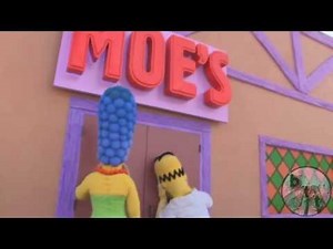 Fast Food Boulevard soft opens at Universal Orlando, giving park-goers a taste of Springfield