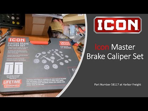 Icon Master Brake Caliper Set - Harbor Freight PN 58117