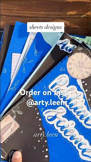 Sheet design ideas #youtubeshorts #projectdecorationideas #filedecoration #pagedesign #projectfile