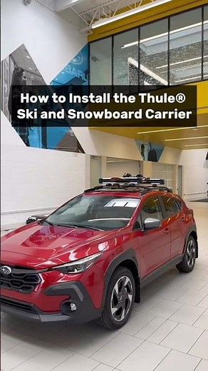 How to Install Subaru Genuine Accessory Ski and Snowboard Carrier by Thule