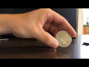 Two-Face 1922 Liberty Peace coin replica prop unboxing + Epic Slo-Mo coin flip