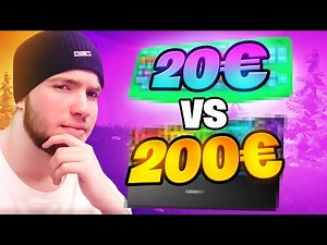 20€ TASTATUR gegen 200€ TASTATUR in Fortnite! *KRASSES ERGEBNIS*