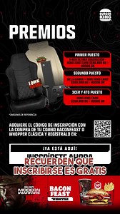 Se va cerrando la ventana de inscripciones para el COD MW III - Bacon Feast  Adquiere tu código de inscripción con tu combo Bacon Feast o Whopper clásica y regístralo aquí  https://bit.ly/479NSmn #burgertown | LVP Liga de Videojuegos Profesional | Facebook