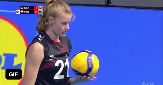 How germans serve - GIF