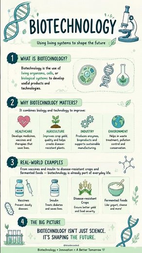 What is Biotechnology? | Introduction for Beginners 🔬
