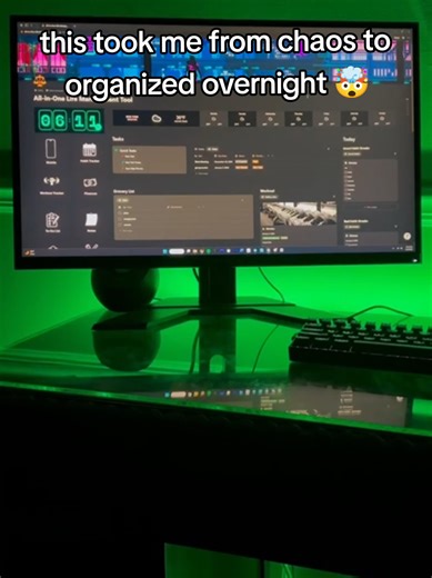 Productivity made easy, chaos turned into clarity, with one system. The All-in-one Life Management Tool is designed to increase productivity, build efficiency, and reduce stress from the chaos of daily life. Here is what it includes: ✅ Task Manager ✅ Habit Tracking ✅ Finance Tracker ✅ Workout Tracker ✅ Recipe Organizer ✅ Maintenance Tool #lifehack #explorepage #organization #productivity #notion