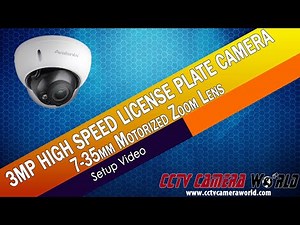 License Plate Camera IPD3MZ735 Configuration Setup and Night Time Demonstration