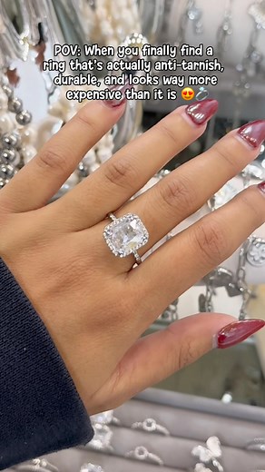 You discovered the ring that has it all anti-tarnish, durable, and budget-friendly 💖 perfection in every detail! 🥹 Set your alarm ⏰ : These new rings drops tomorrow at 2pm CST. | Asmr Orders