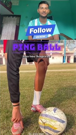 Ping Football Skills Tutorial | Master Long Pass Power⚽🔥| #soccer #soccerskills #soccerdrills