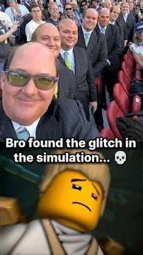 Bro found the glitch in the simulation 💀🤖 #shorts