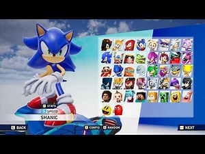 Shanic X Sodow in Sonic Racing Crossworlds Mod | Sonic X Shadow Fusion