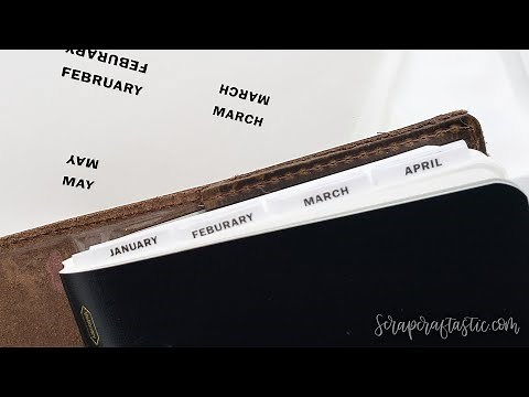 How To Make Sturdy Self Adhesive Tabs with Laminate and Sticker Paper