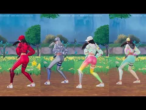 FORTNITE GYATT RUBY ALL STYLES SEVEN RINGS EMOTE 😩🍑