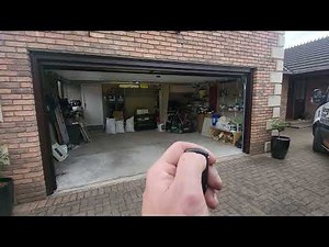 Novoferm Insulated sectional door with Liftmaster automation.