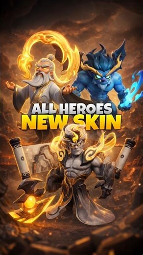All Heroes NEW Skins CoC Chinese Server! 🐉🔥😱 #ClashOfClans #COC #Shorts #ai
