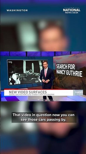 New Ring doorbell camera VIDEO shows cars on night of NANCY GUTHRIE disappearance