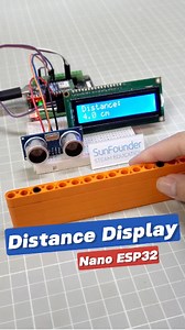 21K views · 113 reactions | DIY Arduino Distance Display with LCD #Arduino #UltrasonicSensor #ESP32Projects #DIYElectronics #STEMEducation | SunFounder OpenSource | Facebook