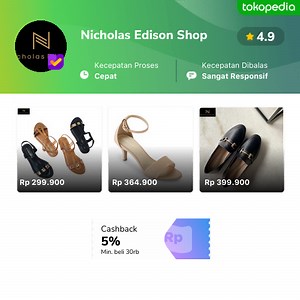 Nicholas Edison Shop - Produk Resmi & Terlengkap | Tokopedia