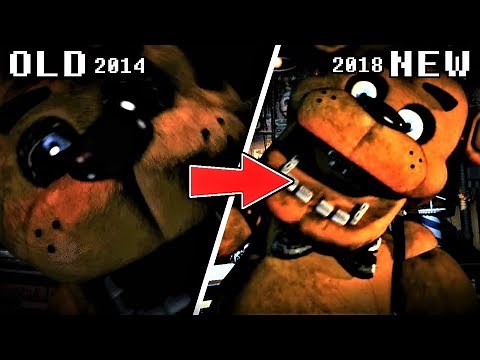 ALL Ultimate Custom Night JUMPSCARES COMPARISON & EVOLUTION (FNaF 2014 to 2018)