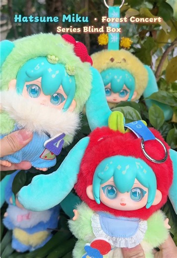 Hatsune Miku Forest Concert Series Blind Box is here! ✨✨✨Cute poses, posable limbs, refined details — made with passion～🥳Store special: Free shipping on orders over $30! #miku #hatsunemiku #blindbox #plush #pendant