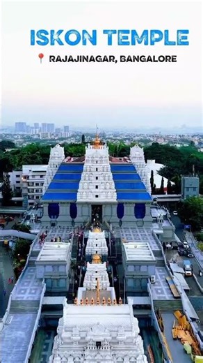 Iscon Temple Bengalore Amazing View On The Drone