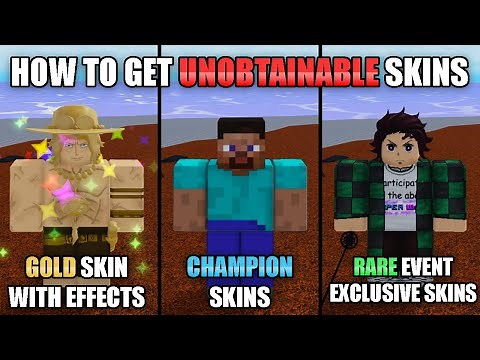[ABA] How To Get ANY Unobtainable Skins