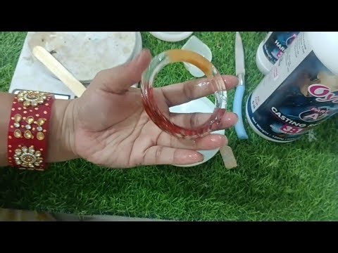 Resin jwellery making for begginers how to make bangles resin classes free at home full video