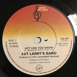 Fat Larry's Band - Act Like You Know / Get Down And Get Funky