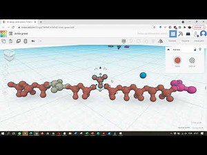 Tinkercad: construindo grandes moléculas orgânicas