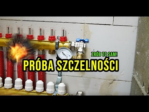 How to install underfloor heating yourself. Part 4. Underfloor heating at home. Leak test.