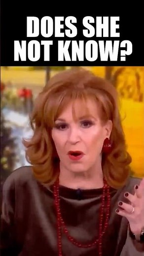 Listen to ‘The View’ Crowd Gasp as Joy Behar Accidentally Reveals How Dumb She Is