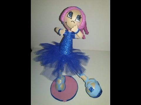 Como hacer Fofucha Bailarina en casa