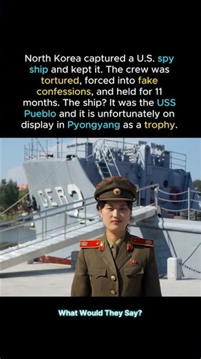 North Korea Captured U.S. Spy Ship & Kept It #history #historyfacts #documentary