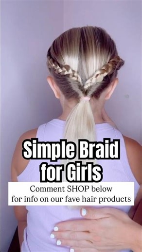 SIMPLE HAIRSTYLE FOR GIRLS | products that I used are in the description below