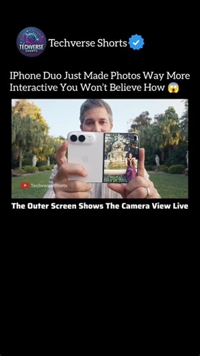 This iPhone Lets You See What The Camera Sees😱#shorts#iphoneduo#engineering